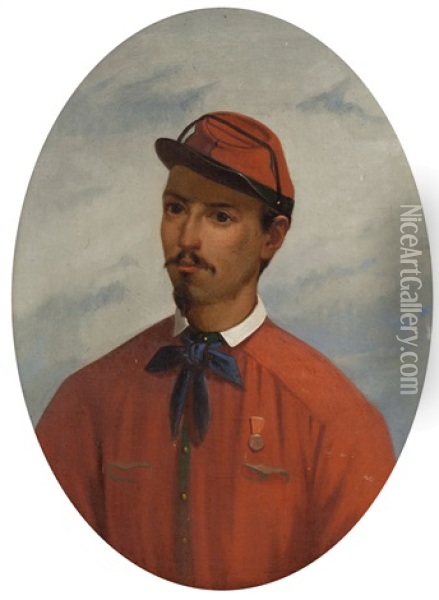 Il Garibaldino Giorgio Gabrielli Oil Painting - Giovanni Fattori