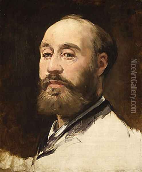 Head of Jean Baptiste Faure Oil Painting - Edouard Manet