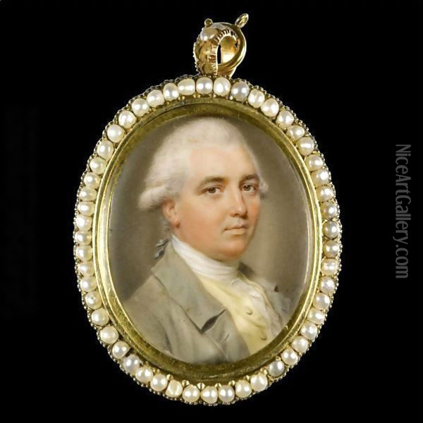 Sir John Edward Swinburne, 6th Baronet Of Capheaton Oil Painting - John Smart