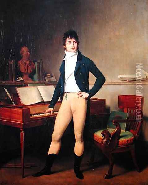 Francois Adrien Boieldieu Oil Painting - Louis Leopold Boilly
