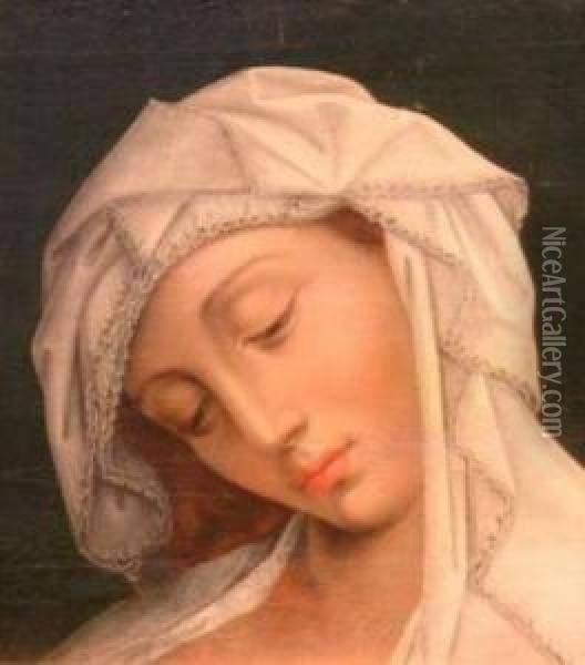 The Virgin Lost In Thought Oil Painting - Rogier van der Weyden