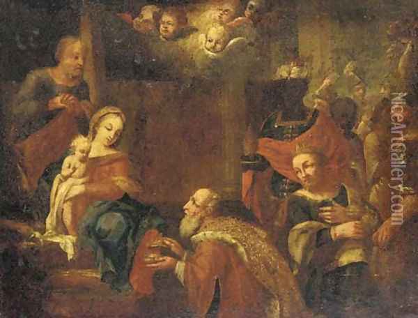 The Adoration of the Magi 2 Oil Painting - Joseph The Elder Heintz