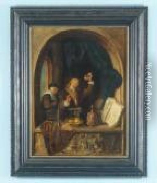 The Physician Oil Painting - Gerrit Dou