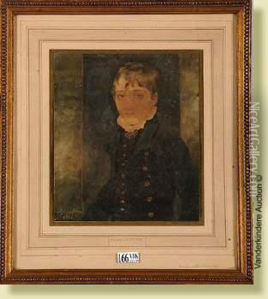 Portrait D'un Jeune Garcon Oil Painting - Harry Ashby