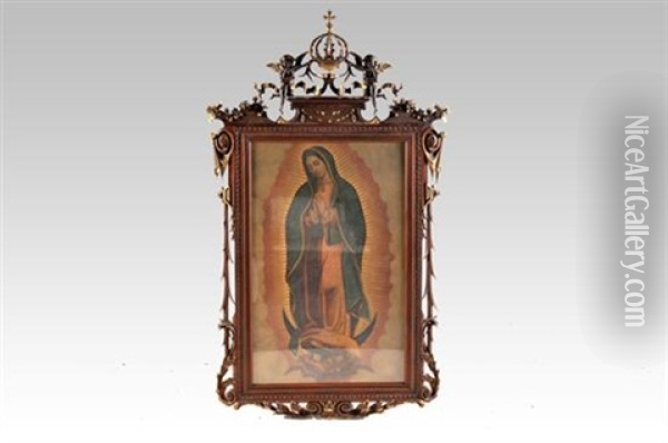 Virgen De Guadalupe Oil Painting - Padre Gonzalo Carrasco
