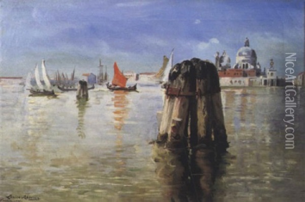 Venise Oil Painting - Louise Abbema