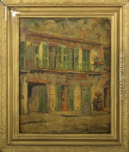 Toulouse Street, French Quarter Oil Painting - Harry A. Nolan