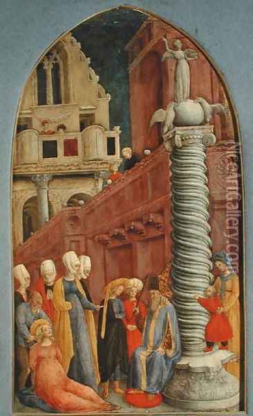 Martyrdom of St. Lucy Oil Painting - Antonio Vivarini
