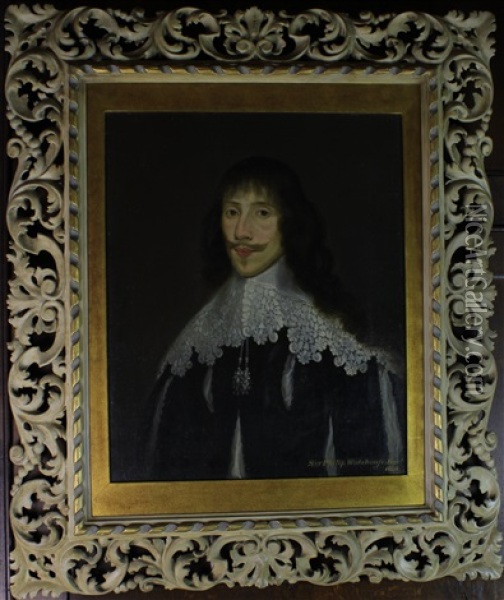 Sir Philip Wodehouse Bart, 1640 Oil Painting - James Gandy