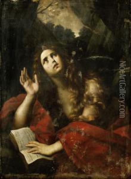 Maddalena Oil Painting - Giovanni Andrea Sirani