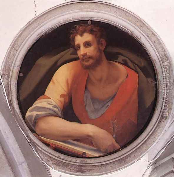 St. Mark Oil Painting - Agnolo Bronzino