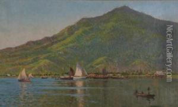 Rabaul Harbour Oil Painting - Henry Charles Bryant