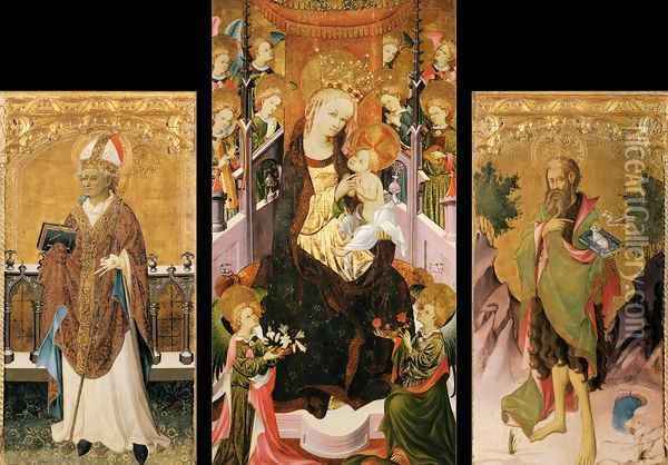 Altarpiece of the Virgin Oil Painting - Spanish Unknown Masters