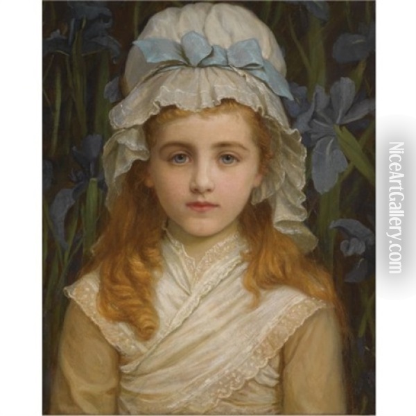 Lilla's A Lady Oil Painting - Kate Perugini