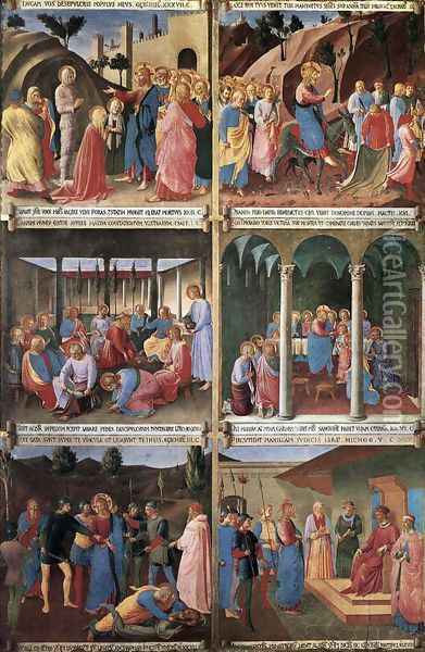 Paintings for the Armadio degli Argenti Oil Painting - Giotto Di Bondone