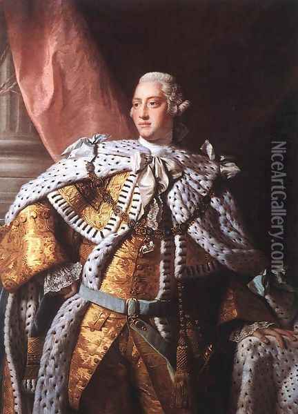 Portrait of George III Oil Painting - Allan Ramsay
