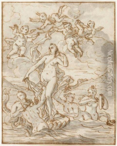 The Birth Of Venus Oil Painting - Jean-Baptiste Corneille
