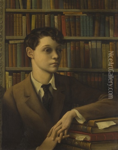 Portrait Of Henry Paget Oil Painting - Rex John Whistler