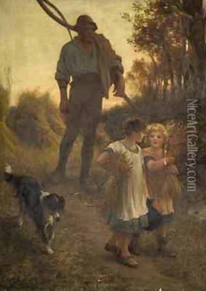 The Breadwinner Oil Painting - Phillip Richard Morris