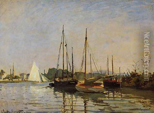 Pleasure Boats Oil Painting - Claude Oscar Monet