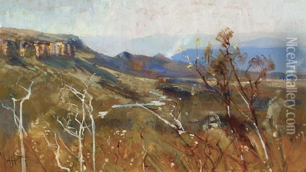 Kanimbla Valley Oil Painting - Albert Henry Fullwood