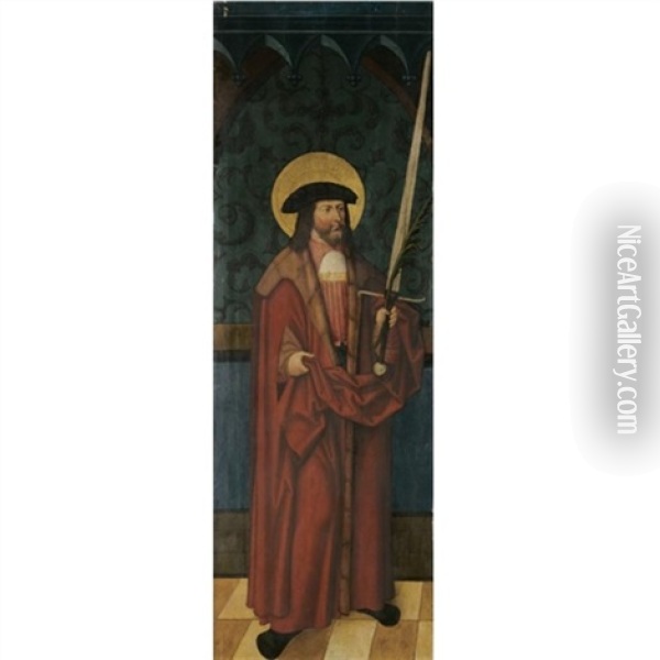 Saint Gordianus Oil Painting - Nicolaus Weckmann