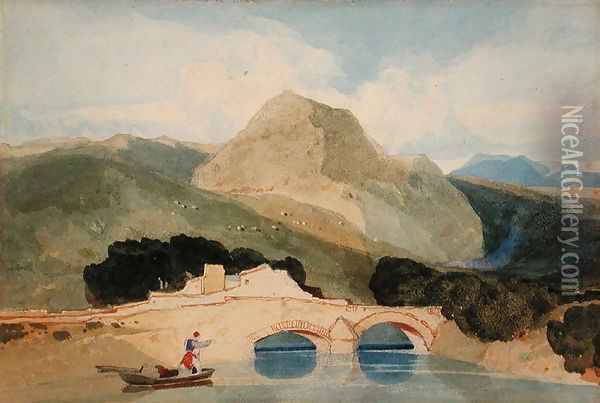 Tan-y-Bwlch Oil Painting - John Sell Cotman