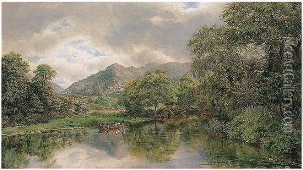 Meeting Of The Waters, Killarney Oil Painting - Robert George Talbot Kelly