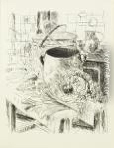 Cuisine By Henry Jean Laroche Oil Painting - Jean-Edouard Vuillard