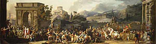 The Triumph of Aemilius Paulus 1789 Oil Painting - Carle Vernet