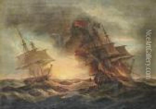 The Loss Of The East Indiaman Oil Painting - Thomas Luny