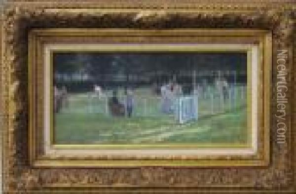 Tennis Party Oil Painting - John Lavery