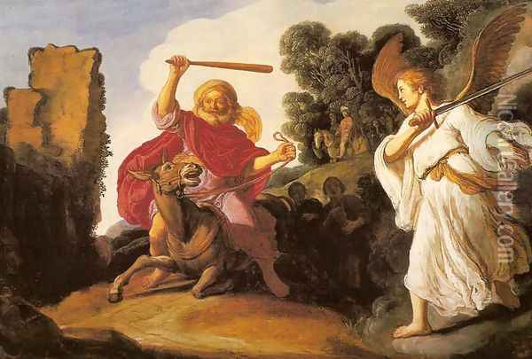 Balaam and the Ass Oil Painting - Pieter Pietersz. Lastman