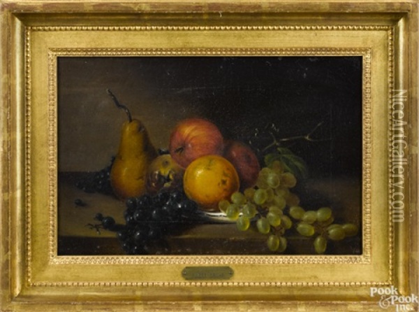 Still Life With Fruit Oil Painting - James Peale Sr.