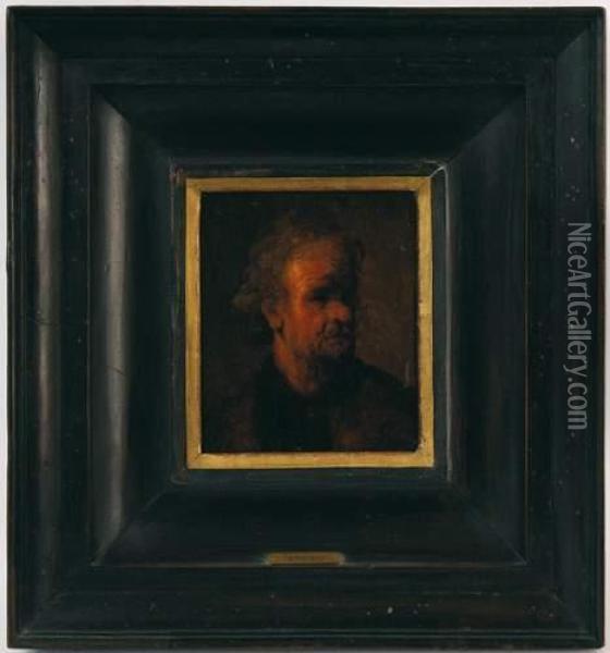 Suiveur De, Portrait D'homme Oil Painting - Rembrandt Van Rijn