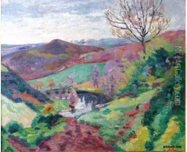 Puy Berriau Oil Painting - Armand Guillaumin