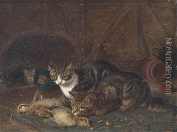 The New Family Oil Painting - Horatio Henry Couldery