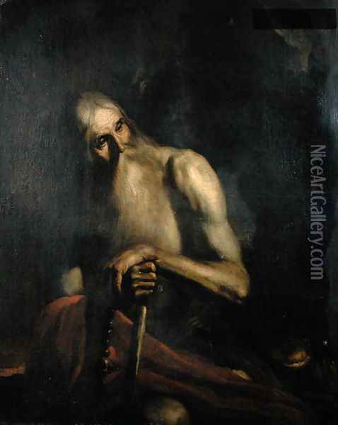 St Jerome Oil Painting - Francesco Guarino