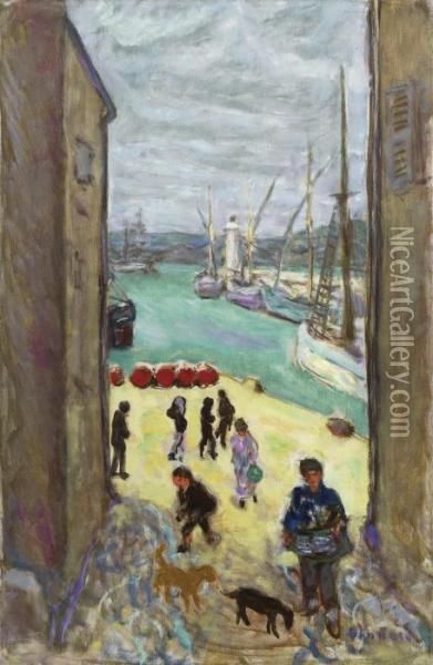 Vue Du Port De Saint-tropez Oil Painting - Pierre Bonnard