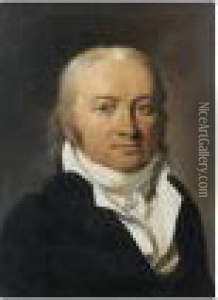 Portrait De Jean-conrad Hottinguer (1764-1841) Oil Painting - Louis Leopold Boilly