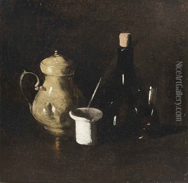 Refreshment Oil Painting - Theodule Ribot