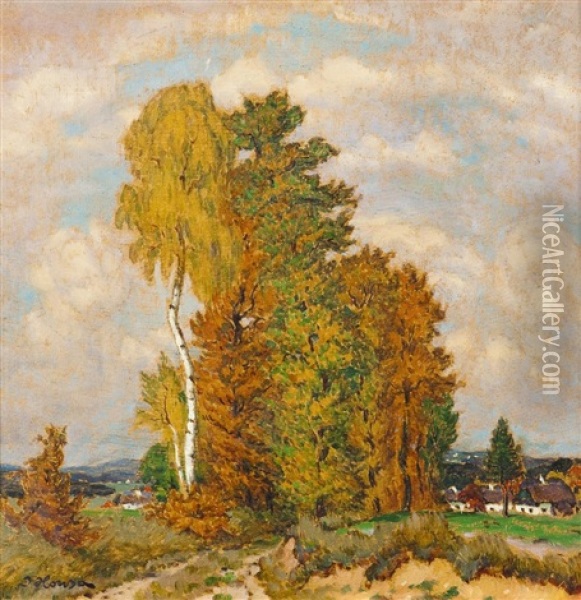 Herbst Oil Painting - Jan Honsa