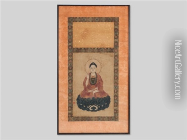Buddha Amitabha Oil Painting -  Ding Yunpeng