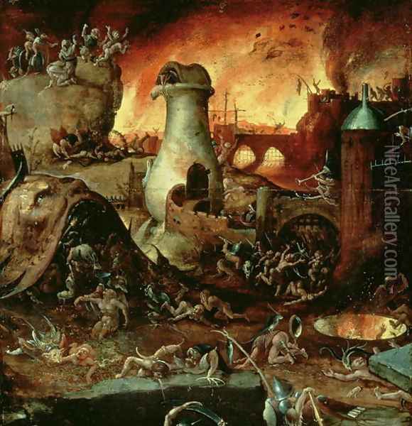 Hell 2 Oil Painting - Hieronymous Bosch