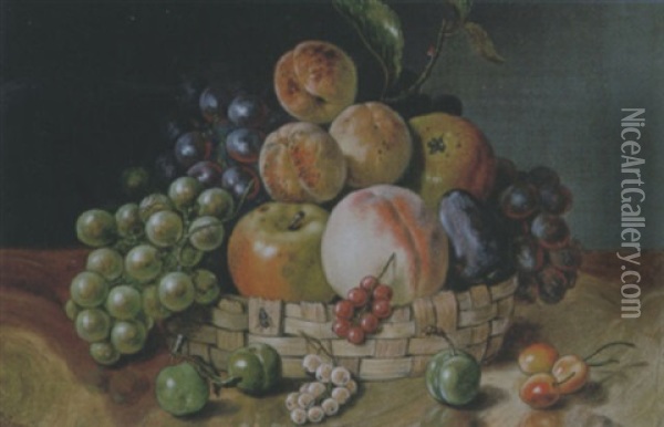 Vruchtenstilleven Oil Painting - Abraham Bruiningh van Worrell