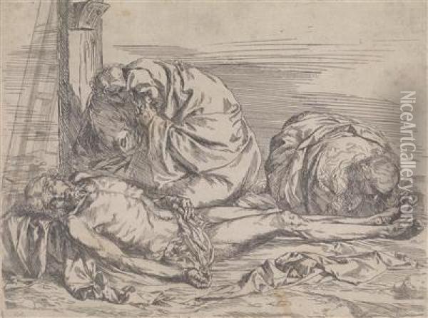 Die Beweinung Christi Oil Painting - Jusepe de Ribera