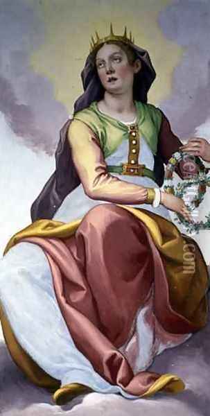 The Allegory of Fidelity Oil Painting - Domenico Cresti (see Passignano)