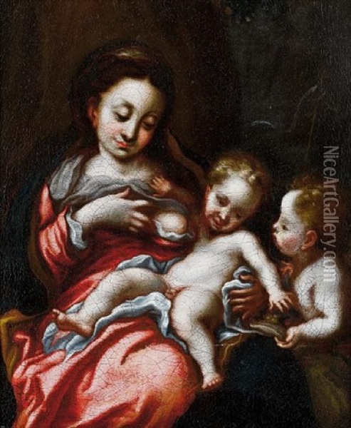 The Madonna And Child Oil Painting -  Correggio