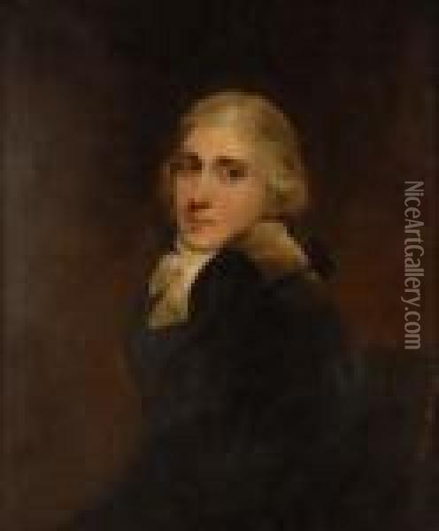 Portrait Of A Gentleman Of Title Oil Painting - John Hoppner