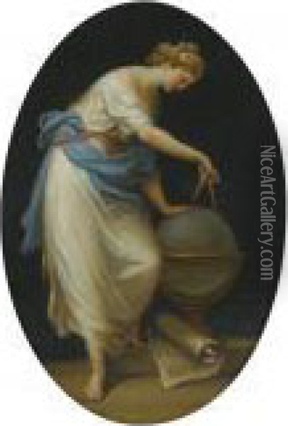The Nine Muses Oil Painting - Angelica Kauffmann